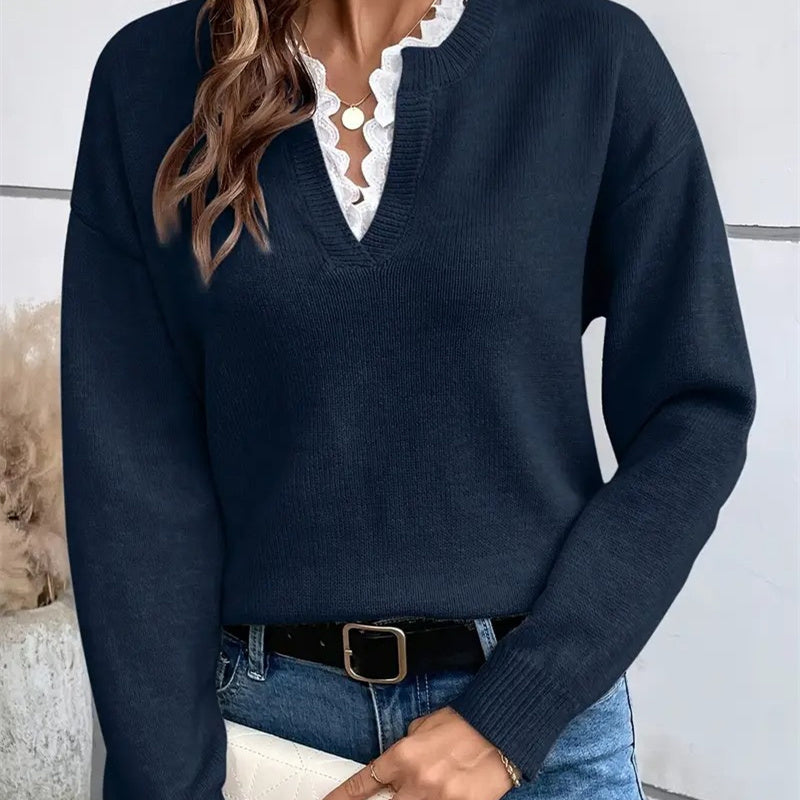 Léonie™ | Pulover Eleganca Želja