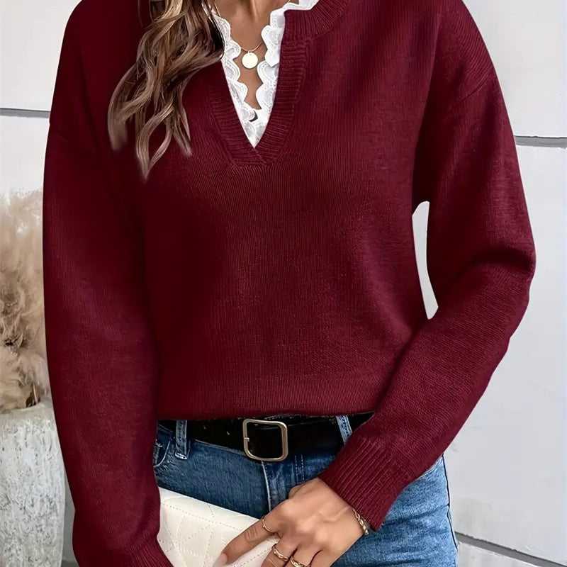 Léonie™ | Pulover Eleganca Želja