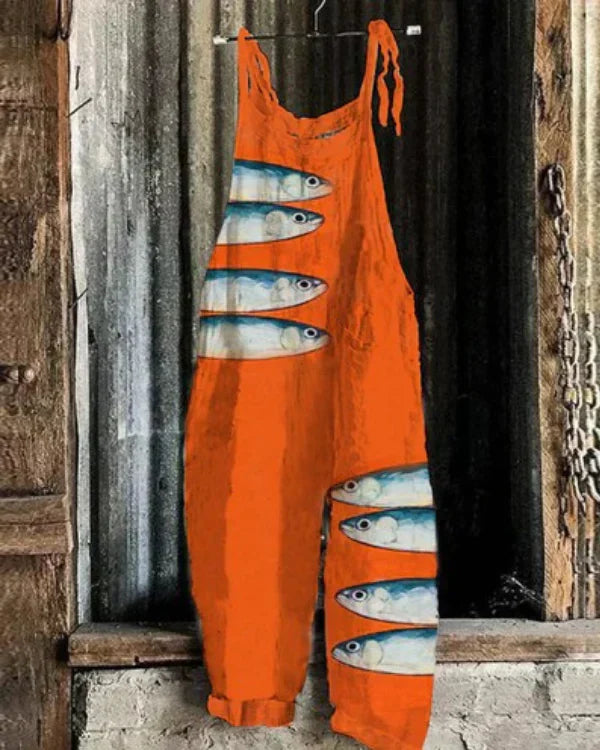 Marini™ | Ocean Sardine Art Jumpsuit