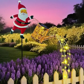 ⏰Solar-Gartenleuchte in Form des Weihnachtsmanns🎅🎄
