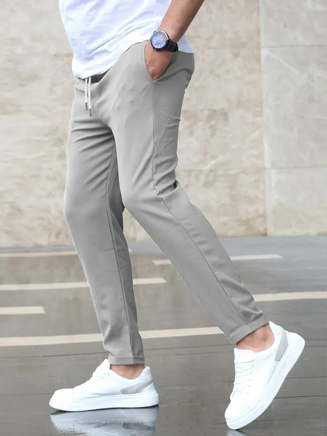 Gino | Eleganten Stretch Hlače – Vrhunska Udobnost in Stil