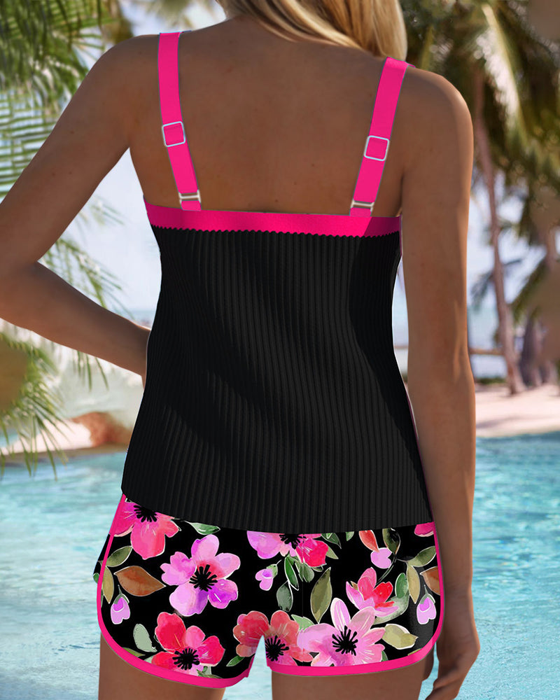 Annette | Eleganten dvodelni tankini set za sproščujoče poletne dni