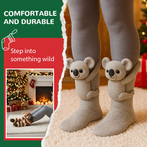 🎅Julera 49% rabatt 🎄3D-stickade djurstrumpor