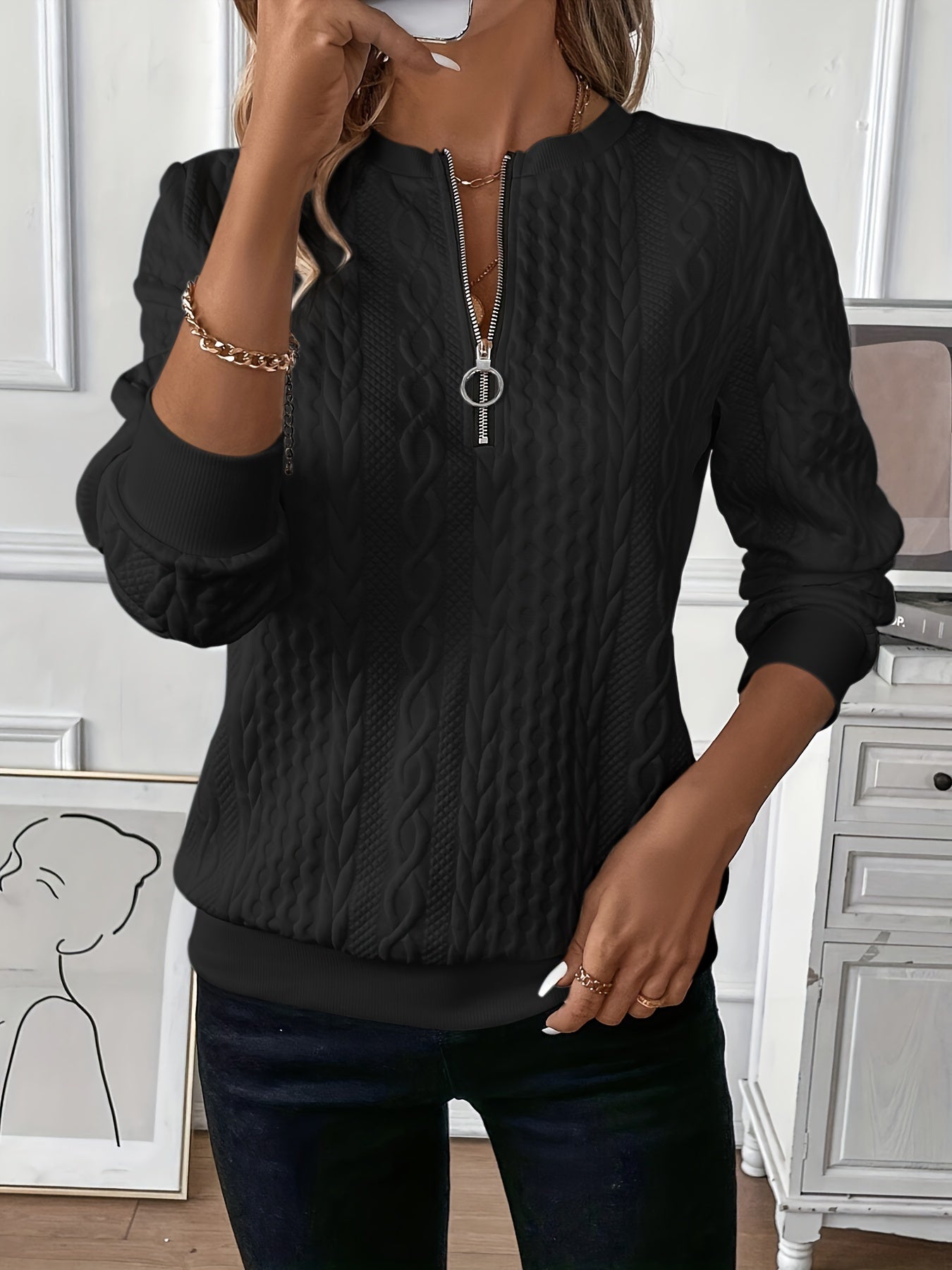 Emily™ | Chic pulover iz rafinirane pletenine