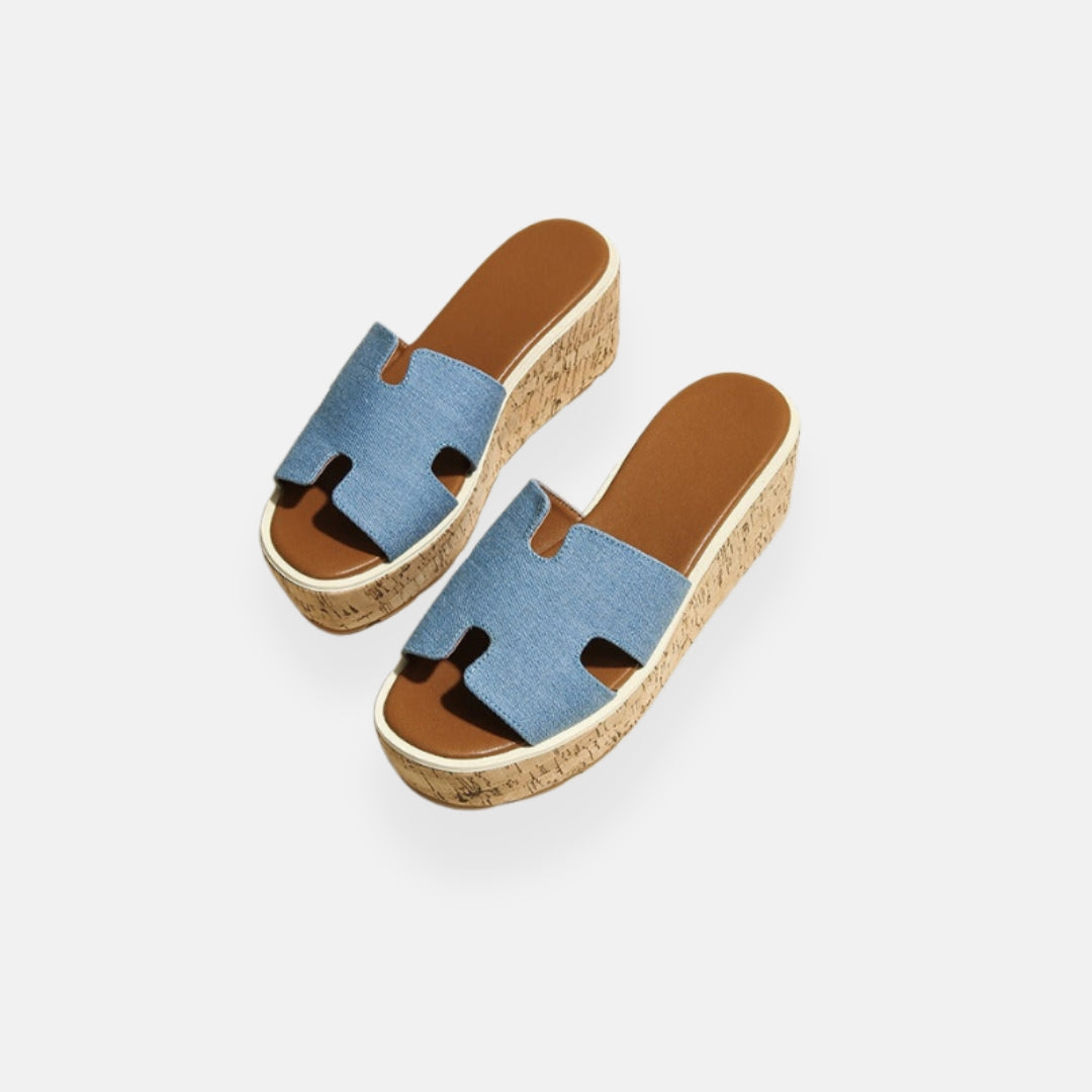 Carmina | Platform sandals with cork sole