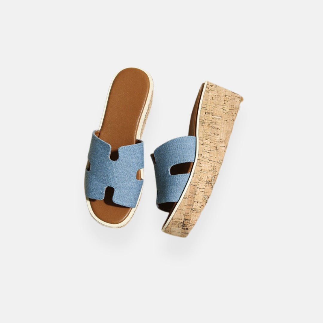 Carmina | Platform sandals with cork sole