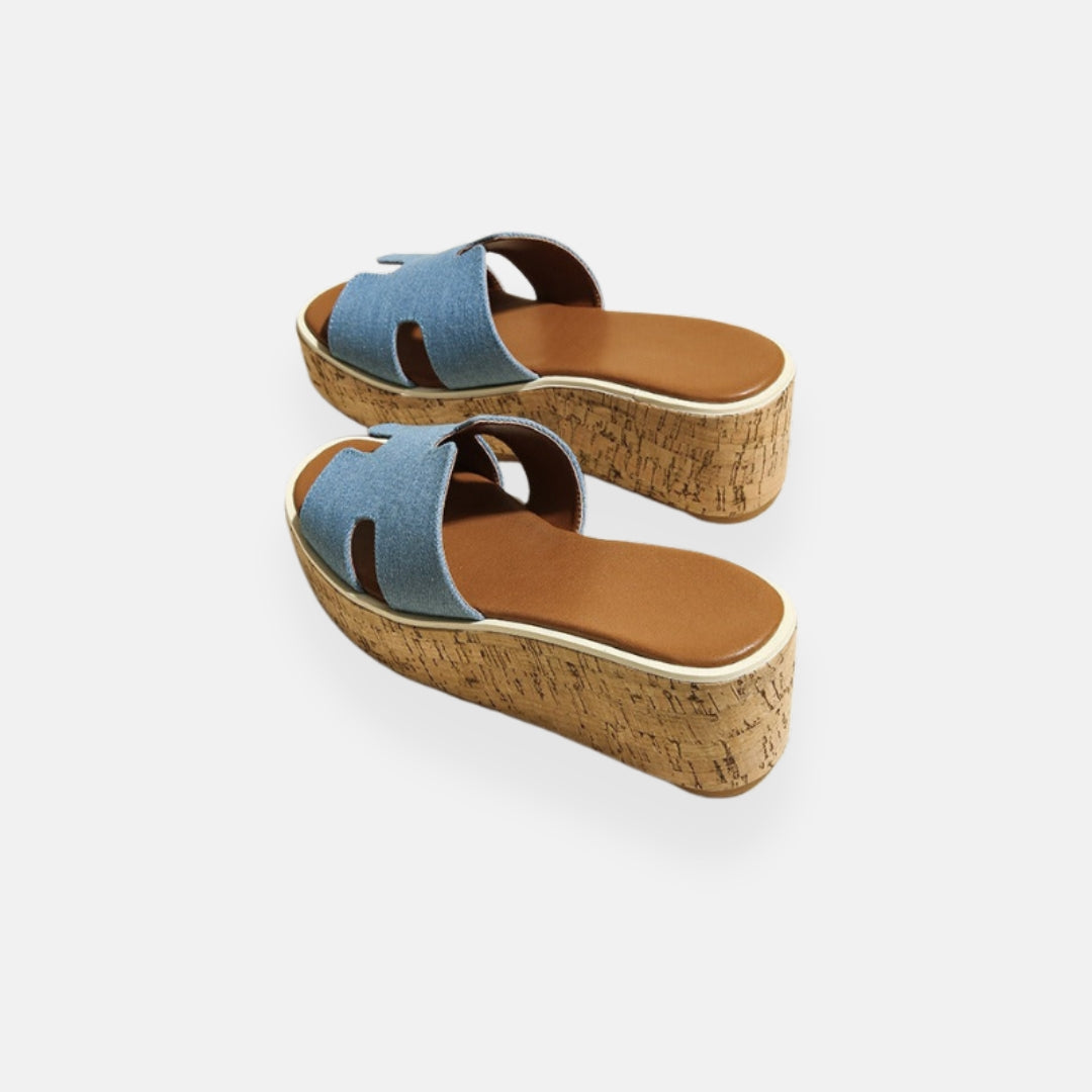 Carmina | Platform sandals with cork sole
