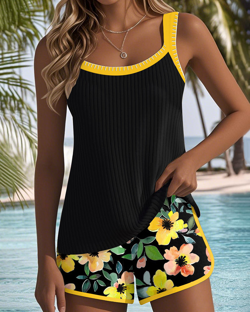 Annette | Eleganten dvodelni tankini set za sproščujoče poletne dni