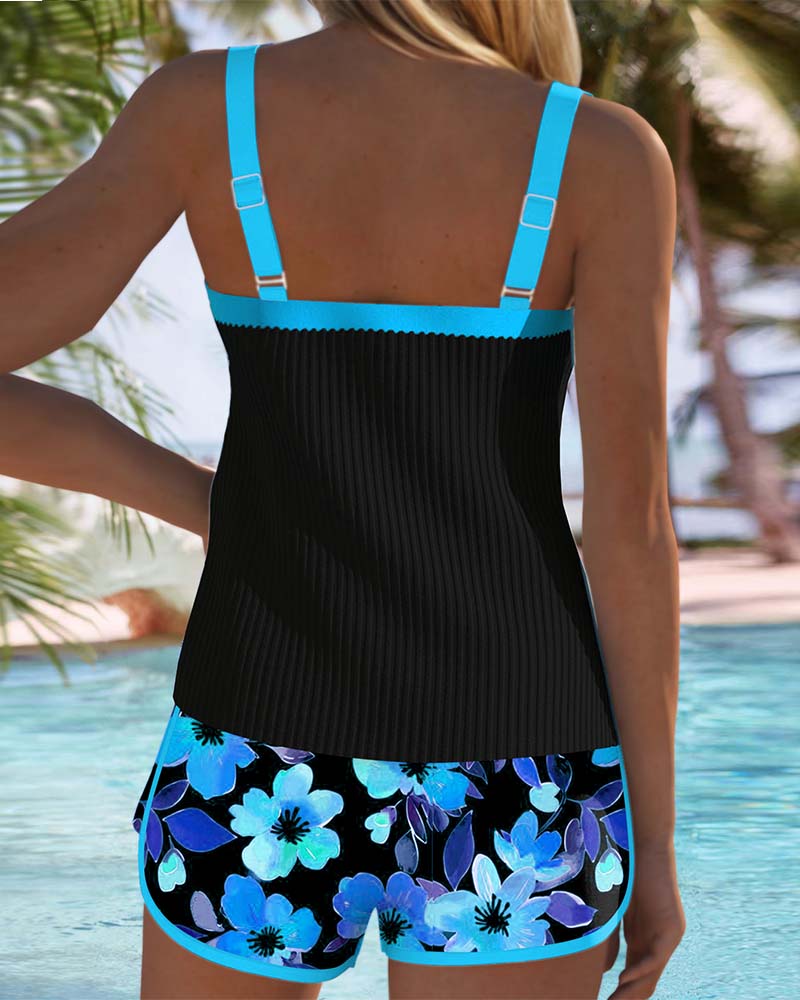 Annette | Eleganten dvodelni tankini set za sproščujoče poletne dni