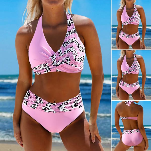 Elnora | Bikini z laskavim krojem in prečnim dizajnom