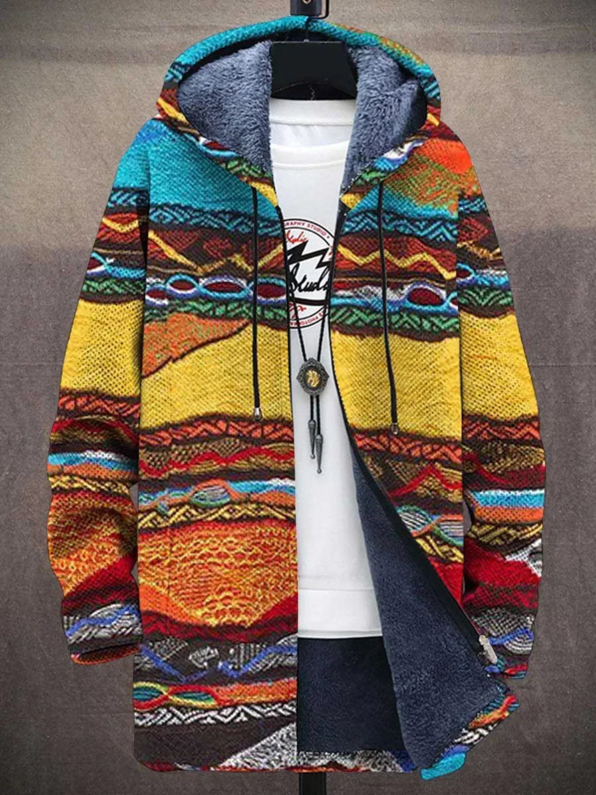Delilah | Luksuzni cardigan z umetniško navdihom