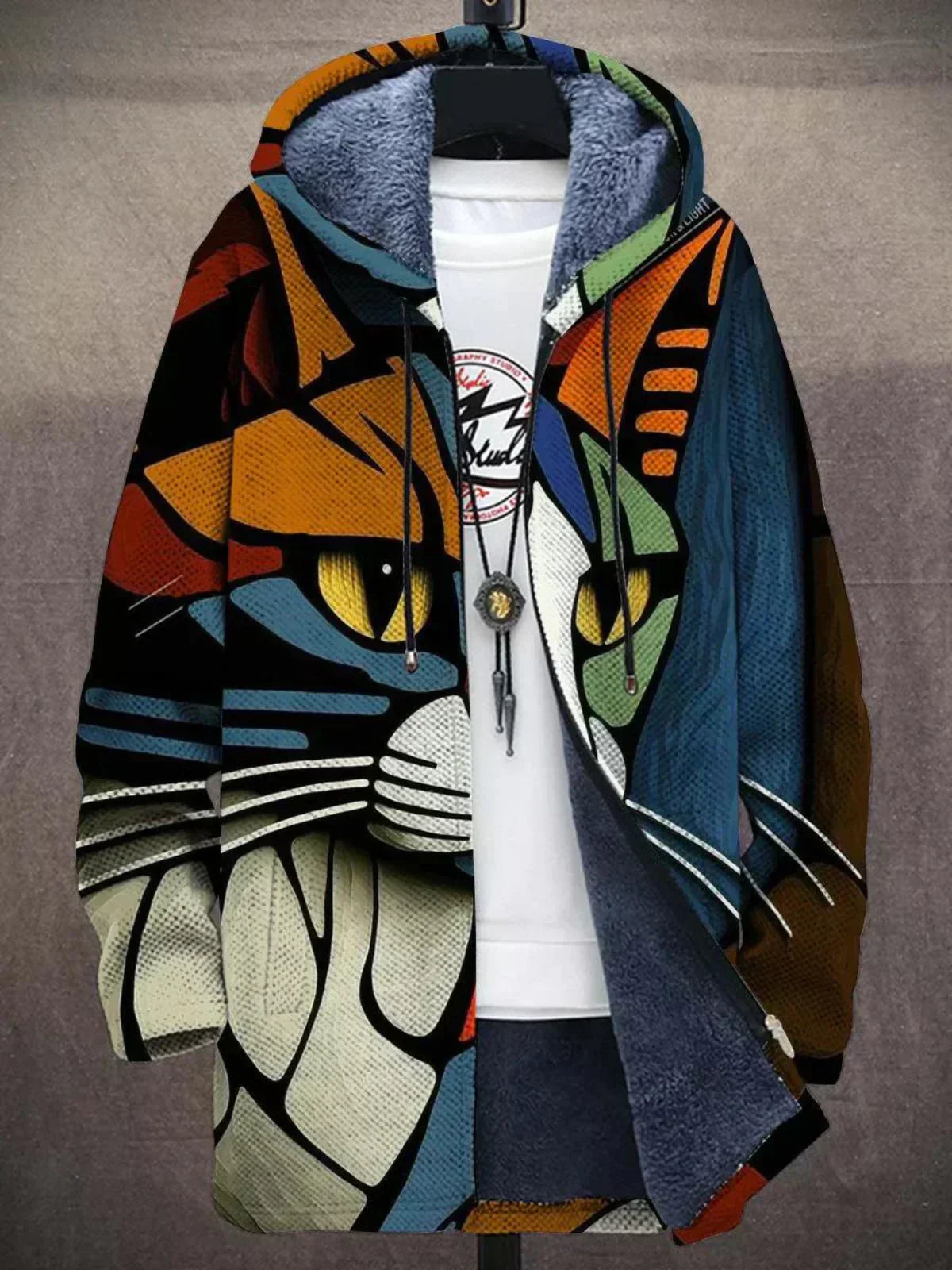 Delilah | Luksuzni cardigan z umetniško navdihom