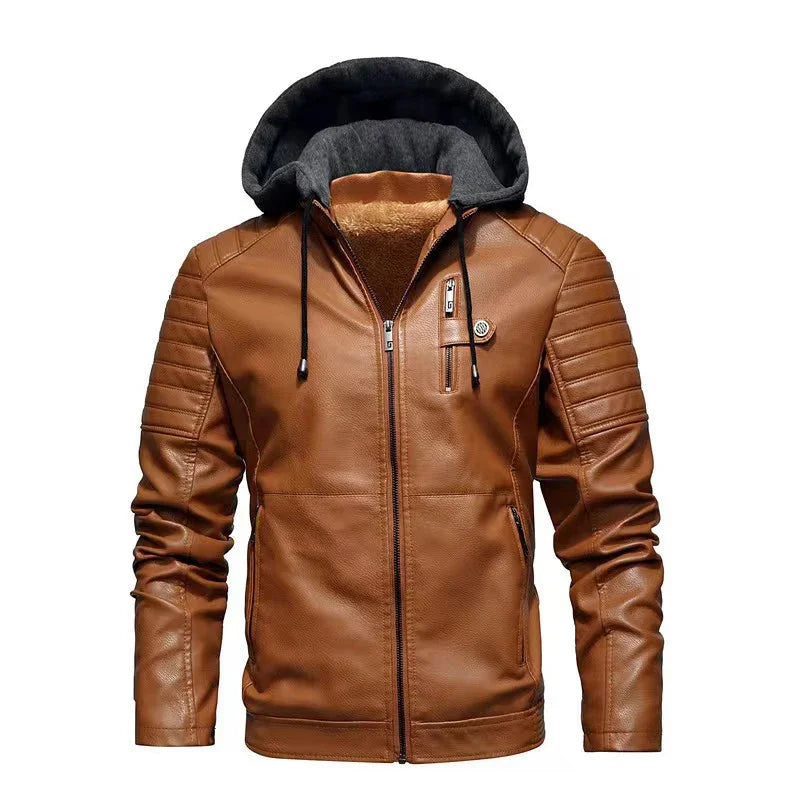Enzo™ | Biker jakna z odstranljivo kapuco