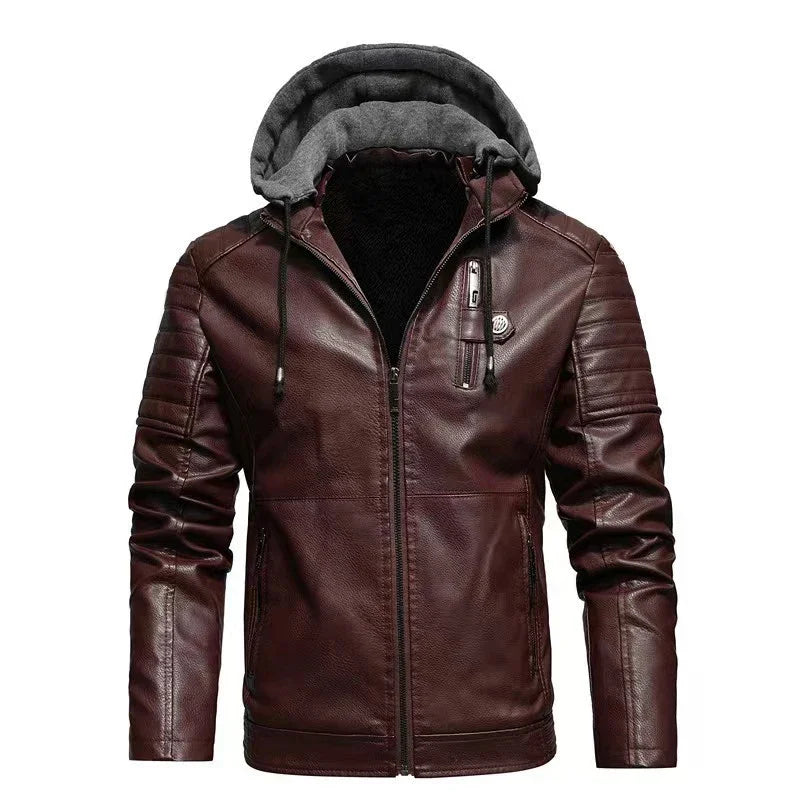 Enzo™ | Biker jakna z odstranljivo kapuco
