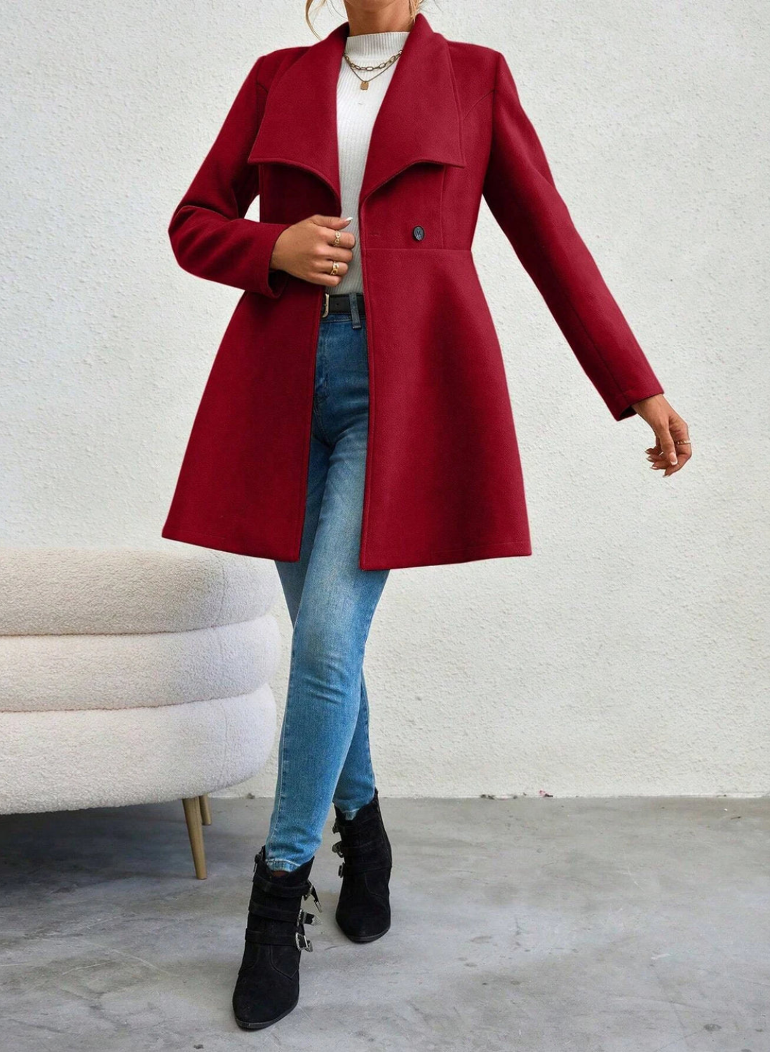 Elina | Dvoslojni Pulover Blazer