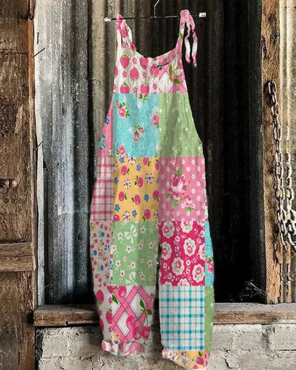 Joséphine - Bohemian Cvetlični Jumpsuit