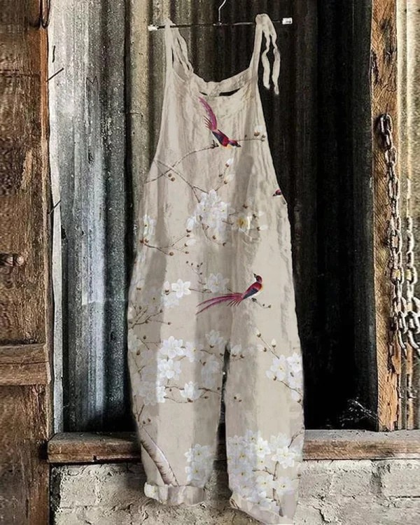 Émilie - Vintage Cvetlični Kombinezon