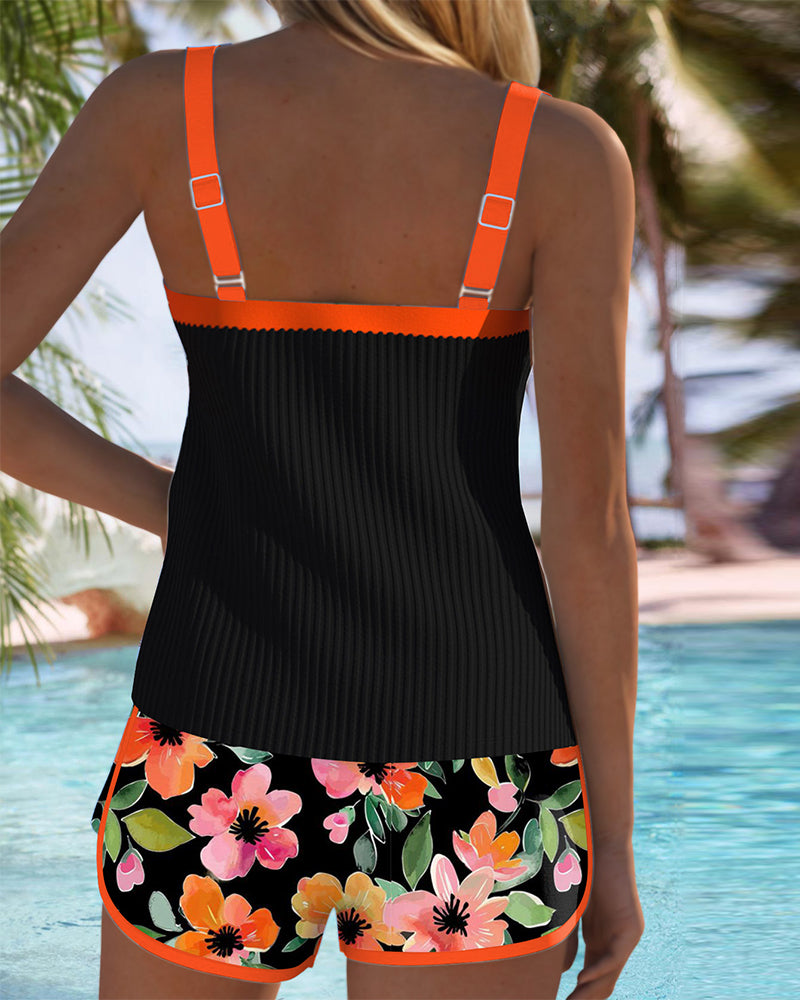 Annette | Eleganten dvodelni tankini set za sproščujoče poletne dni