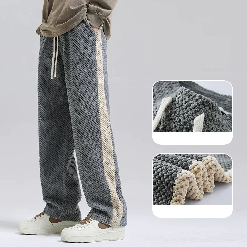 Koda joggers hlače z waflasta vzorcem
