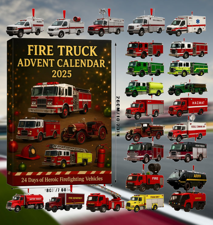 🚒🔥FEUERWEHRAUTO-ADVENTKALENDER 2025🎁🌲